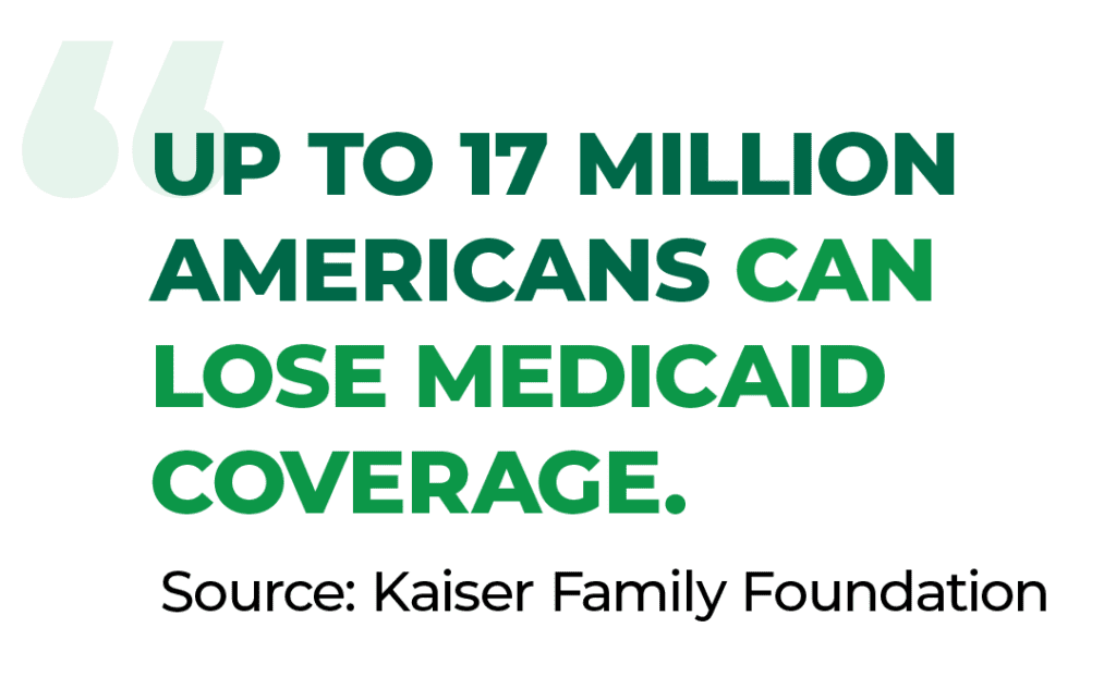 17 million Americans can lose medicaid coverage